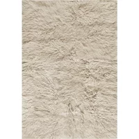 Shaggy wool carpet