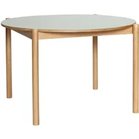 Oblique round dining table