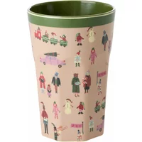 Holiday melamine glass