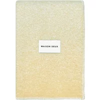 Gradient wool throw
