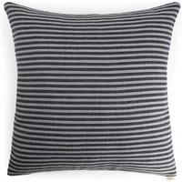 Carino square cushion in striped fabric