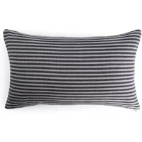 Carino rectangular cushion in striped fabric