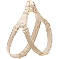 Step in vegan leather dog harness