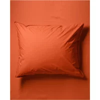 Organic percale pillowcase - Poppy Orange