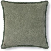 Stonewashed square cushion
