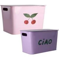 Wall-mounted storage boxes - Set of 2