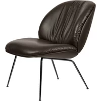 Beetle Soft leather lounge chair, Gamfratesi