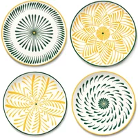 Baazar dessert plates, Waww La Table - Set of 4