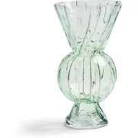 Rhombic glass vase