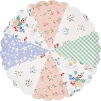 Patchwork plates - Set of 8