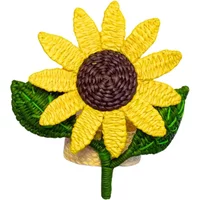 Sunflower napkin ring
