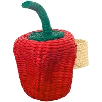 Napkin ring red bell pepper