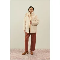 Pink Wool Coat - Women's Collection