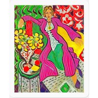 Woman In A Purple Coat By Henri Matisse - Matisse