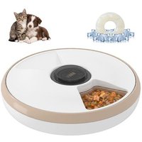 Comedero Automático Gatos D08-096v00lr 6 Comidas Hielo Led