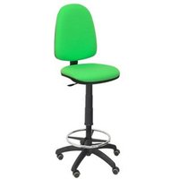 Piqueras y Crespo Ayna Taburete Bali Verde Pistacho con Ruedas de Parqué T04CPBALI22RP