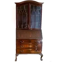 Deesup Vitrine vintage style anglais en bois fin XIXe siècle