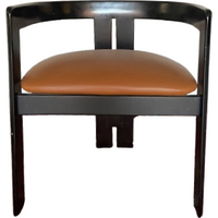 Deesup Fauteuil Pigreco en cuir de Tobia Scarpa années 6070 Gavina