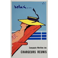 Deesup Réduction de 11 % sur laffiche Relax de René Gruau des années 80