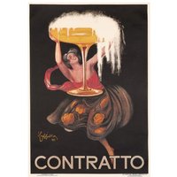 Deesup Profitez de 13% de réduction sur laffiche Contratto de Cappiello des années 70