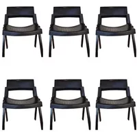 Deesup Lot de 6 chaises vintage City par Lucci Orlandini Lamm