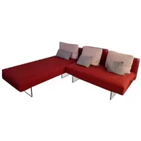 Deesup Canapé Air en cuir avec méridienne et revêtement Lago