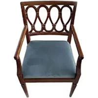 Deesup Réduction de 19 % sur un fauteuil vintage en chêne et velours bleu