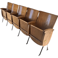 Deesup Chaises de cinéma vintage des années 60 pliantes