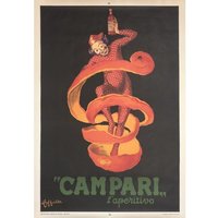 Deesup Réduction de 11 % sur la lithographie Campari et Spiritello des années 50