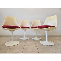 Deesup Rabais de 14 % sur un lot de 4 chaises pivotantes Tulip 769 S année 80