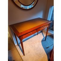 Deesup Sconto del 13% su scrivania Francy in legno di ciliegio e pelle