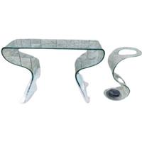 Deesup Set console et porteparapluies Charlotte en verre par Prospero Rasulo Fiam