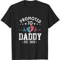 Promoted To Daddy Est 2022 Soon To Be Daddy T-shirt