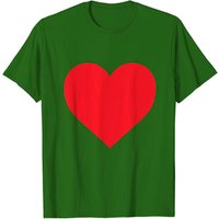 Red Heart Valentine's Day Top T-shirt