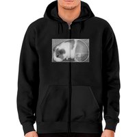Fibonacci Spiral Funny Math Golden Ratio Guinea Pig Zip Hoodies