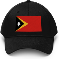 Night Butterfly Flag Of East Timor Plain Baseball Cap