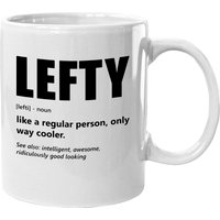 Lefthanders Day Lefty Meaning Humor Coffee Mug