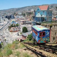 Historic Valparaiso and Viña del Mar from Santiago
