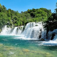 Krka Waterfalls tour with Trogir Walking tour and Krka panoramic boat cruise