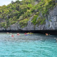 Snorkel and Kayak Trip to Angthong Marine Park by Speed Boat from Koh Phangan