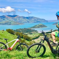 Guided Electric Mountain Bike & Sea Kayak Tour in Akaroa