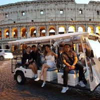 Rome Highlights by Golf Cart Shared Tour of Top Landmarks