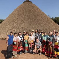 Iddi Amin's chambers, kasubi tombs, wakaliwood( women guided)