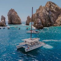 Los Cabos Private Catamaran Cruise with Snorkeling & Open Bar