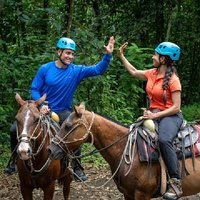 Zipline, Rappel and Horseback Riding Adventure Tour in La Fortuna