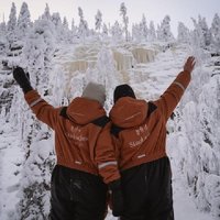 Korouoma Frozen Waterfalls Hike