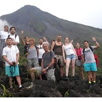 La Fortuna Waterfall, Arenal Volcano Hike & Hot Springs Tour
