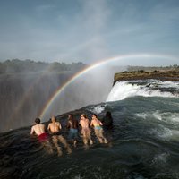 Livingstone island Morning Breezer ( swim above the falls)