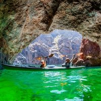 Small-Group Emerald Cave Kayak Tour on Colorado River
