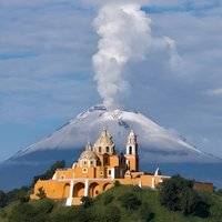 Cholula Pyramid and its churches Puebla